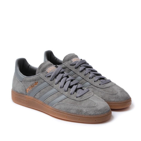 adidas grey suede trainers